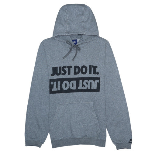 Nike Men's Grey XS Pullover Hoodie Graphic Print Sportswear
