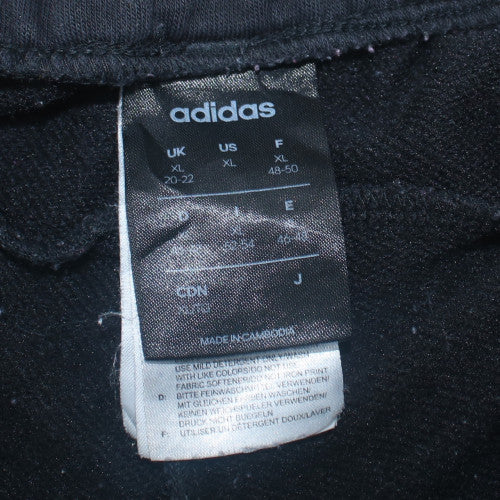Adidas Womens Black XL Jogger Sweatpants Elastic Waist Pockets