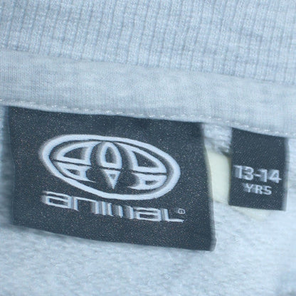 Additional view of Animal boys’ grey graphic print pullover sweatshirt 13-14 years