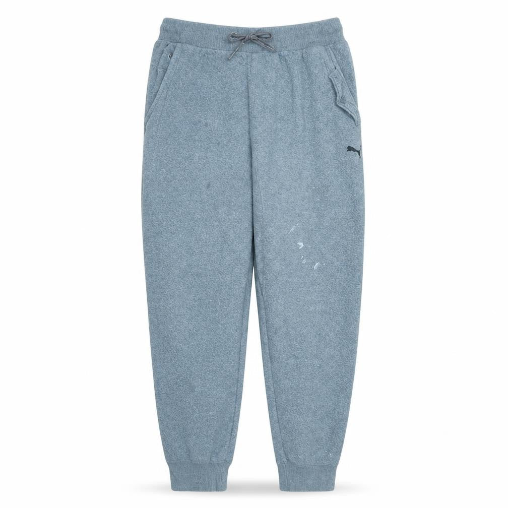 Puma Men's Grey XL Jogger Sweatpants with Drawstring Waist