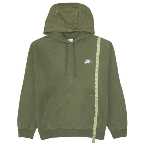 Nike Men's Green Pullover Hoodie Size L Cotton Blend Fleece