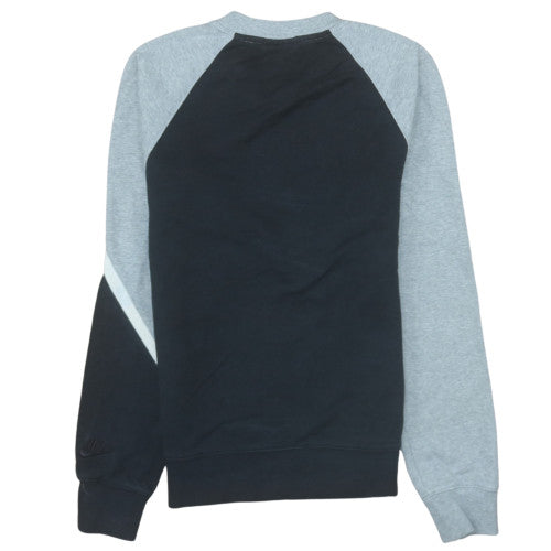 Nike Men's Grey XS Pullover Logo Sweatshirt Crew Neck
