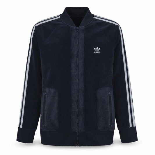 Adidas Men's Black Track Jacket Size M Full Zip Sportswear