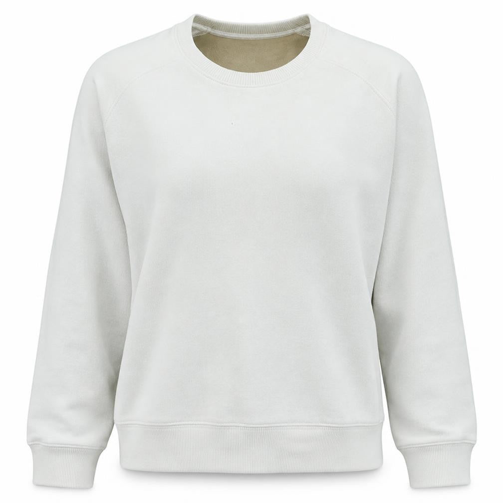 Columbia Womens Ivory Pullover Sweatshirt S Cotton Blend Casual