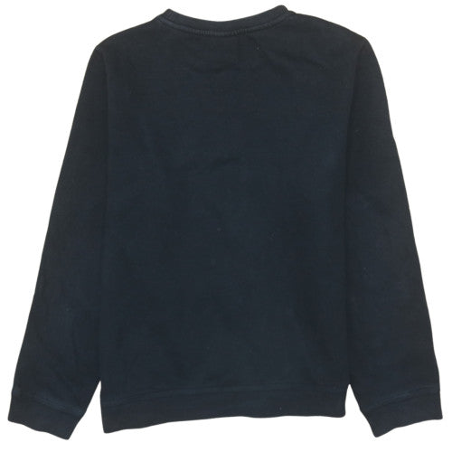 Nike Boys Black XL Pullover Sweatshirt with Logo Detail
