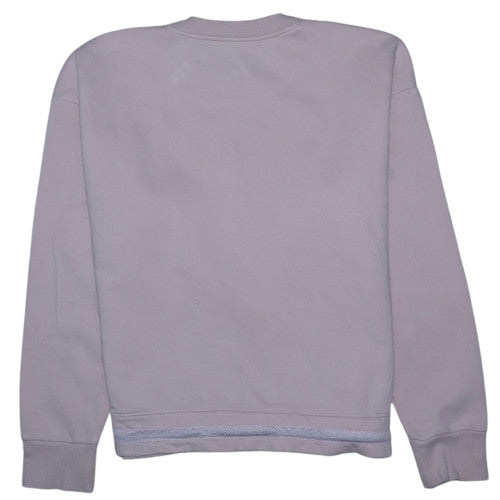 Under Armour Womens Beige Pullover Sweatshirt L Loose Fit Logo Pocket