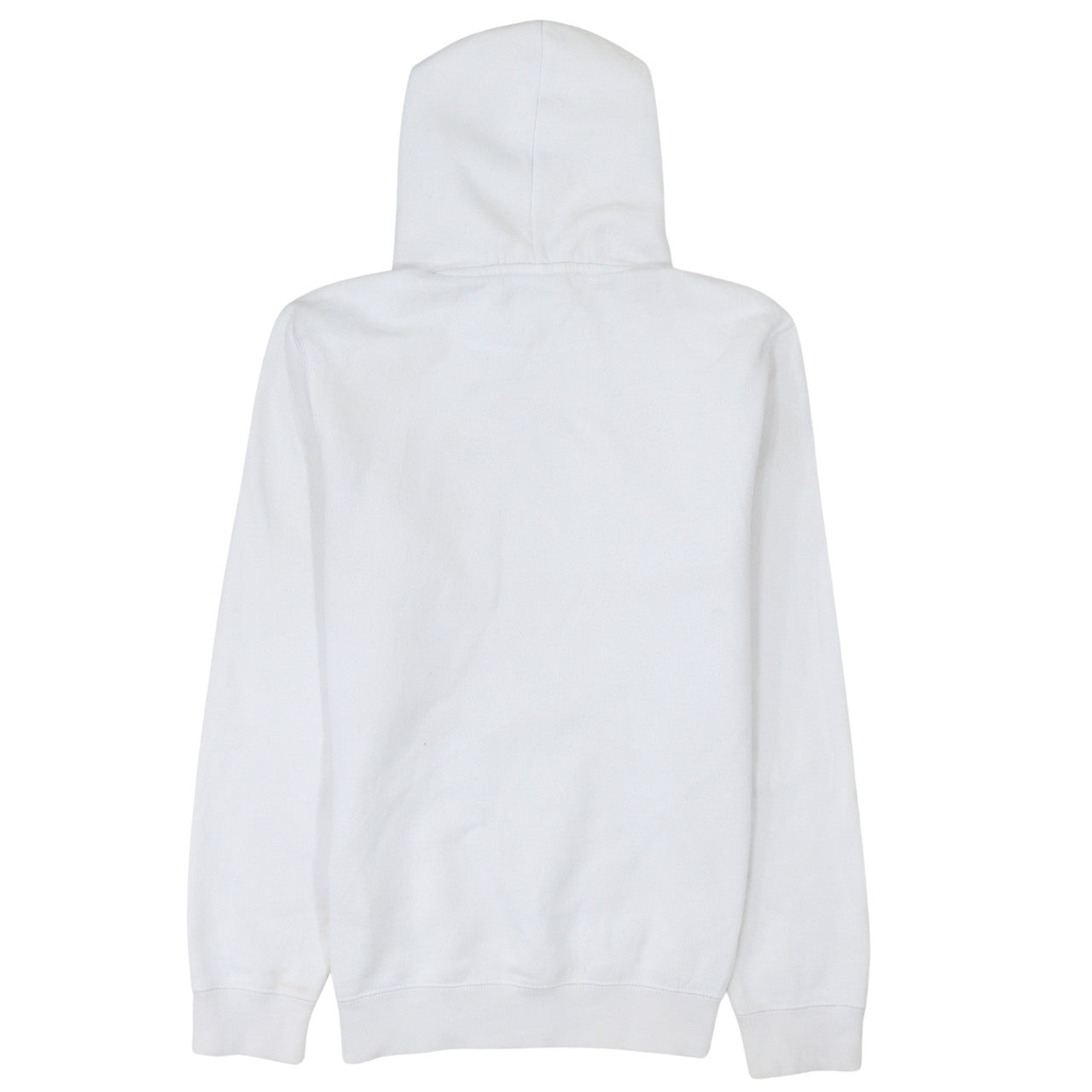 Champion Men’s White Hoodie Medium Pullover Logo Fleece Sweatshirt