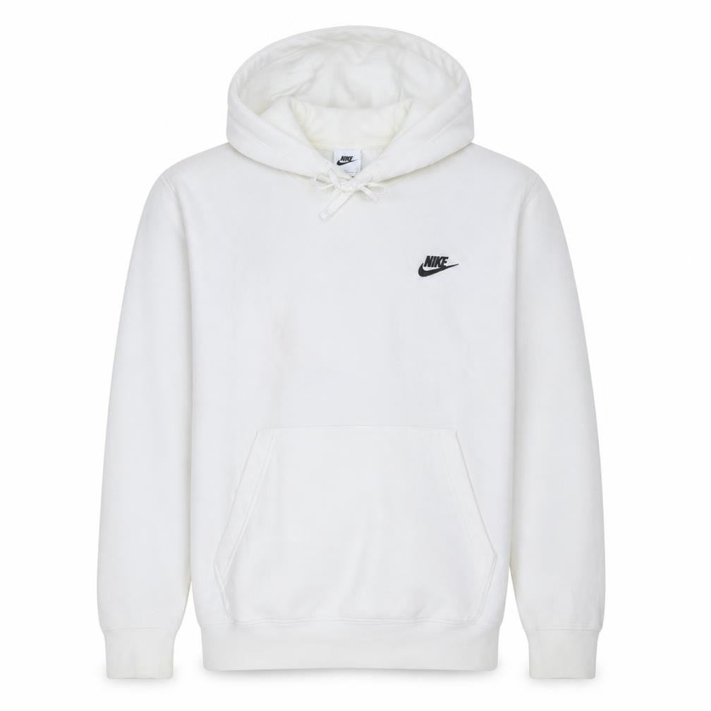 Nike Men's White Small Pullover Hoodie Cotton Blend Classic Fit
