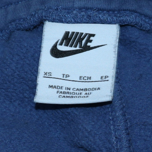 Nike Men's Blue XS Jogger Activewear Fleece Tapered Trousers