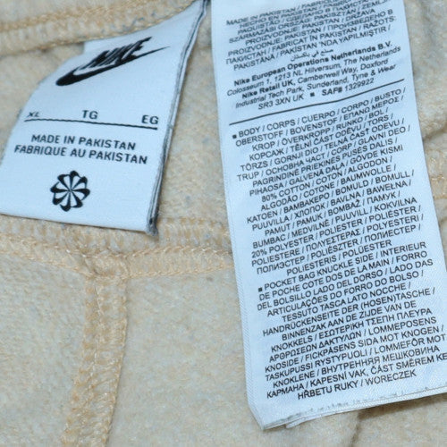 Nike Womens Beige Jogger Sweatpants XL Cotton Blend Activewear
