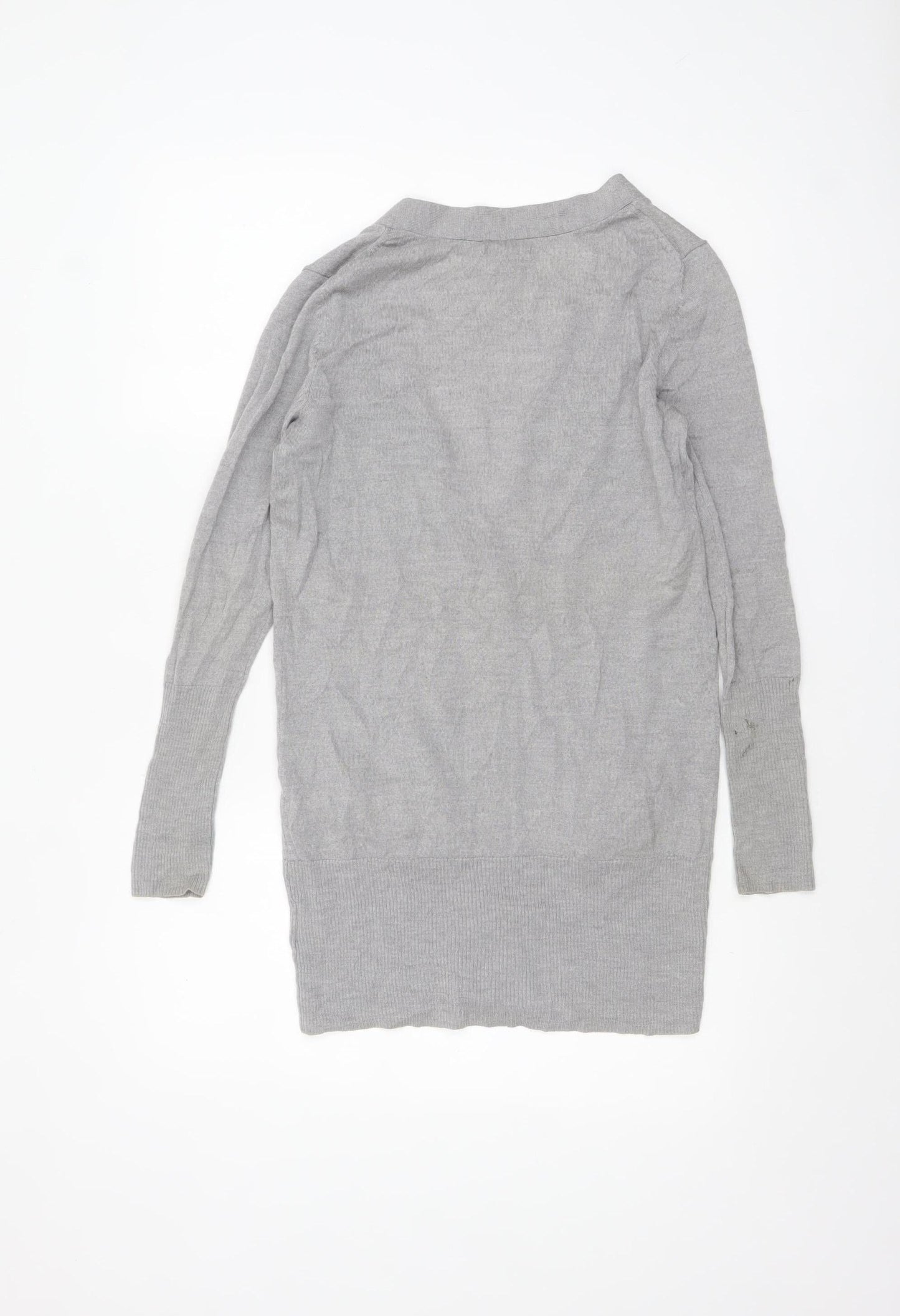 Gap Women Grey XS Cardigan 100% Merino Wool Long Sleeve Knit