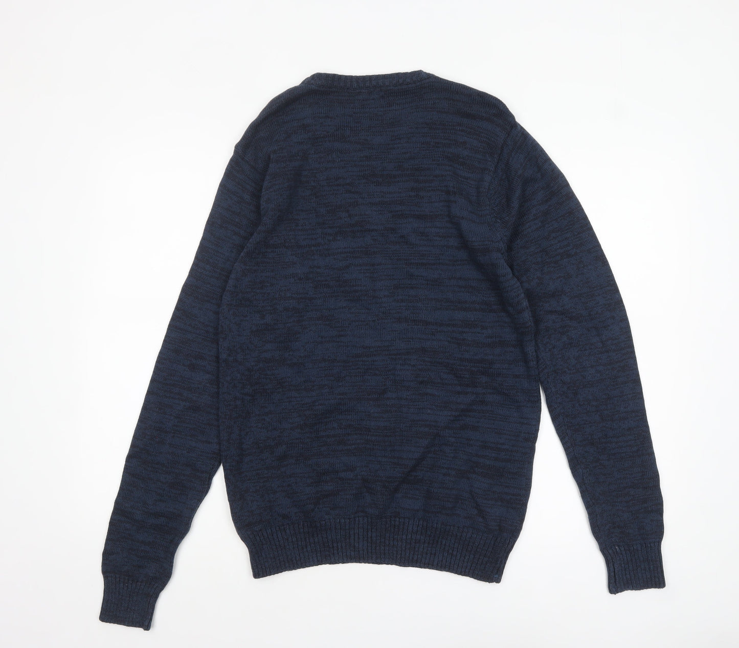 Next Boys Navy Christmas Santa Crew Neck Jumper 15 Years 100% Cotton