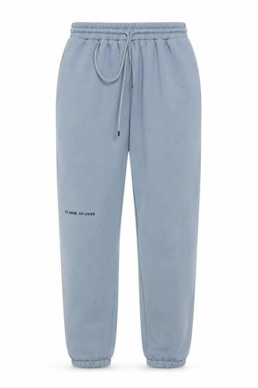 Meshki Men's Blue XS Fleece Jogger Sweatpants with Drawstring Waist