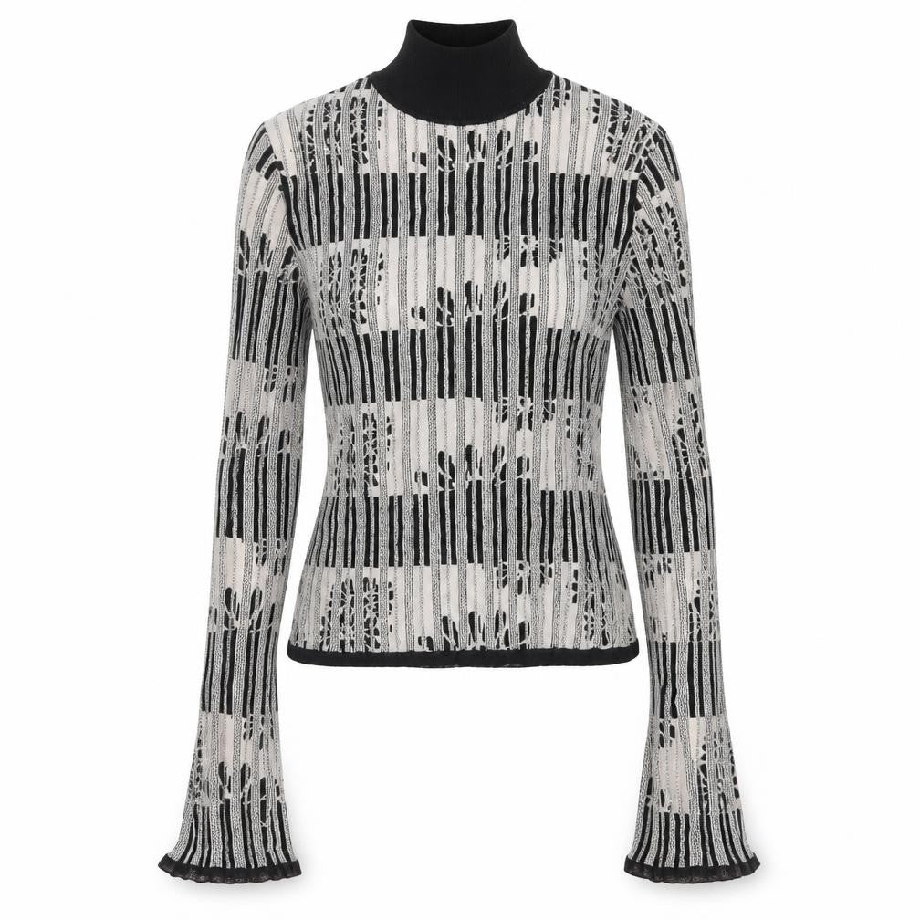MAX&Co. Women's Black Roll Neck Knit Pullover Jumper Size S