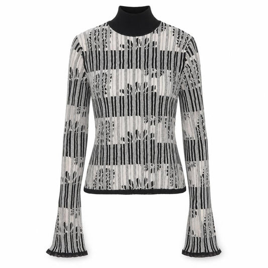MAX&Co. Women's Black Roll Neck Knit Pullover Jumper Size S