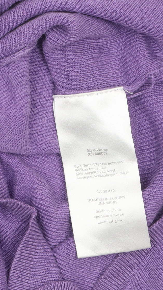 Soaked in Luxury Women's Purple Knit Tank Top XS