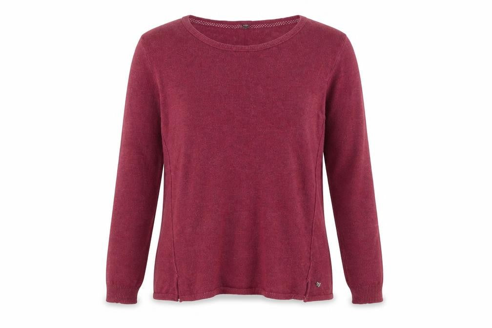 White Stuff Women's Purple Cotton Long Sleeve Jumper Size 10