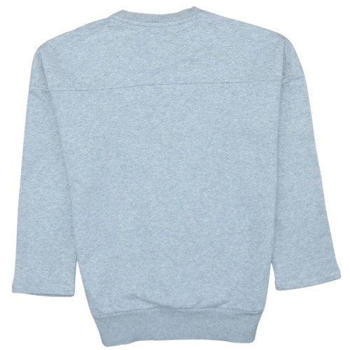 Adidas Girls Grey Crew Neck Pullover Sweatshirt L 13-14 Years