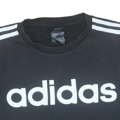 Additional view of Adidas Women Black S Pullover Sweatshirt Logo Long Sleeve Crew Neck
