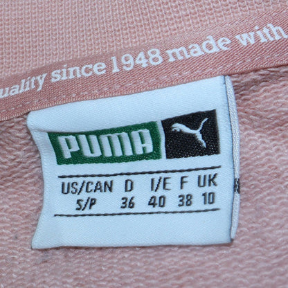Additional view of Puma Women Pink Logo Crew Neck Pullover Sweatshirt, size 10