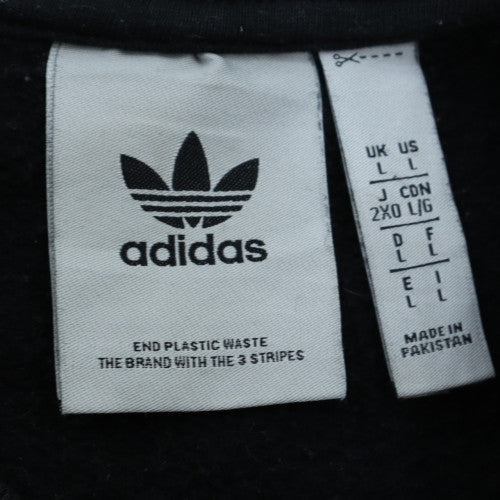 Adidas Men's Black Crew Neck Pullover Sweatshirt Size L