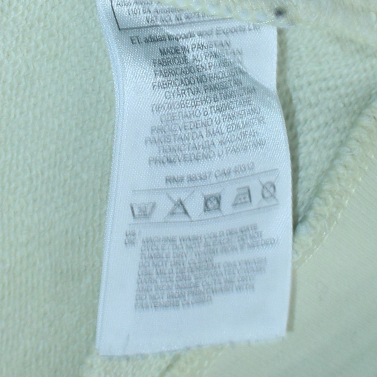 Adidas Men's Beige Pullover Hoodie Small Logo Graphic Fleece