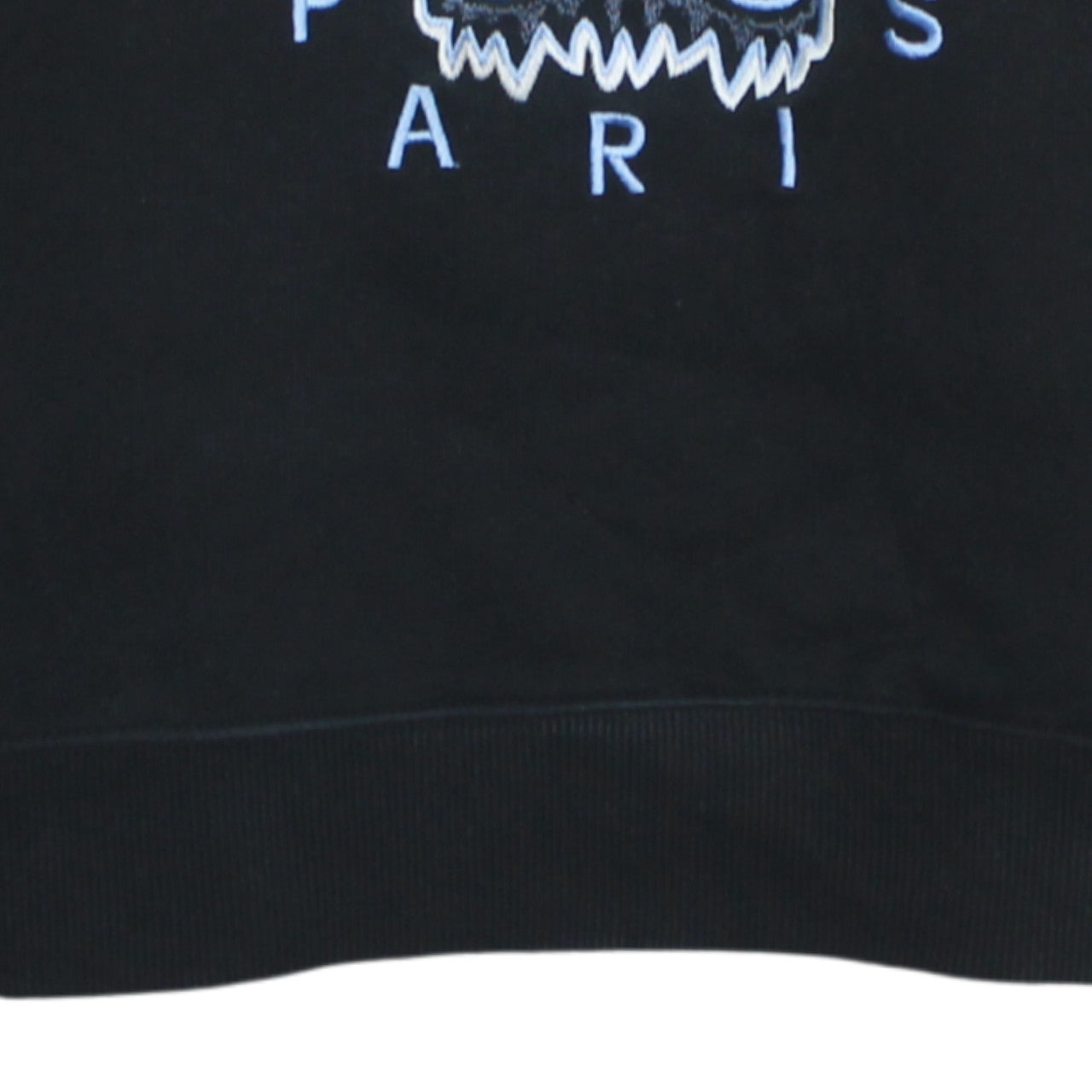 Kenzo Women Black Tiger Embroidered Pullover Sweatshirt Size S
