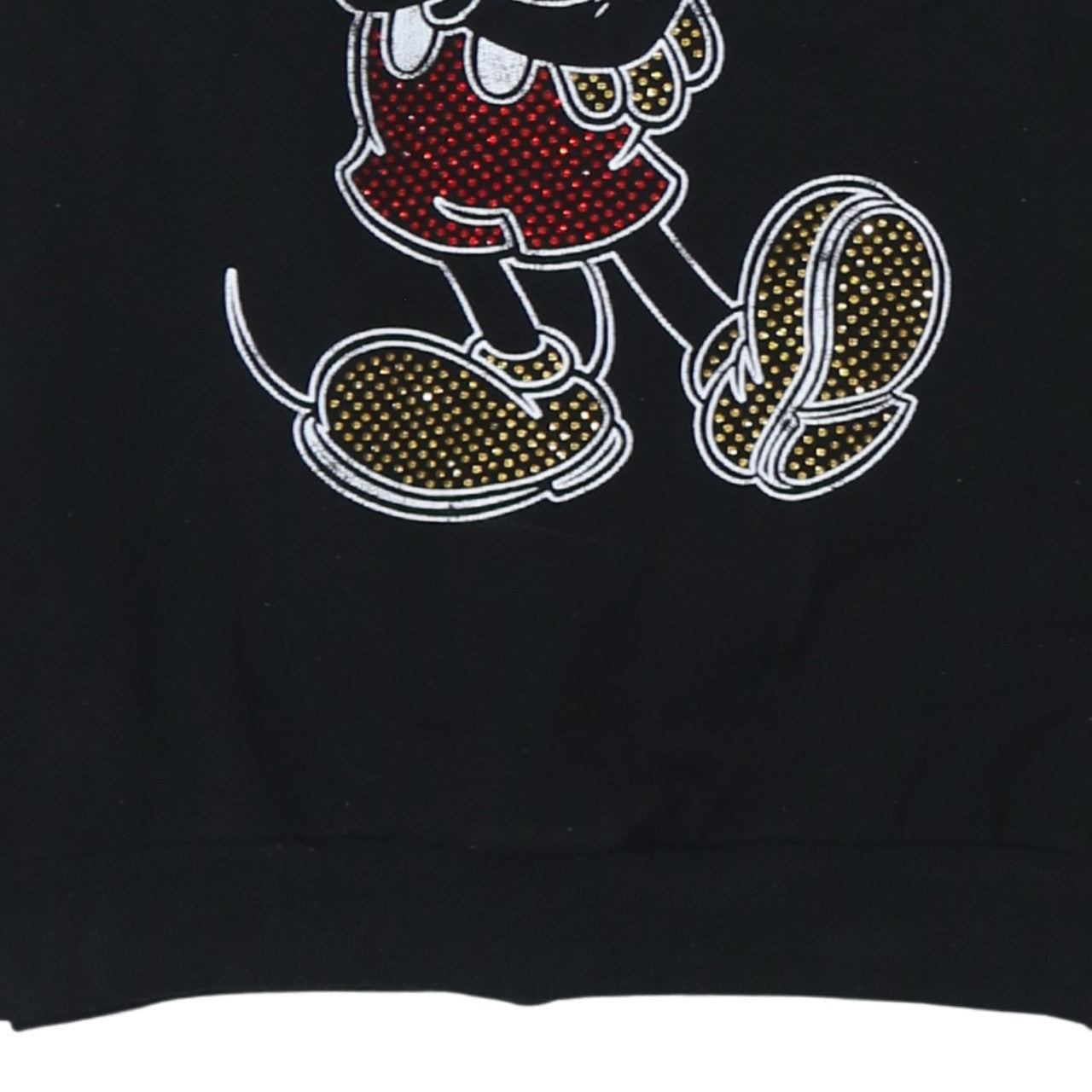 Disney Womens Black Size 16 Mickey Mouse Pullover Sweatshirt