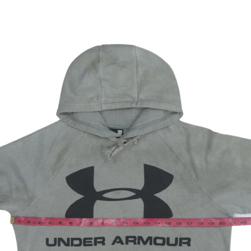 Under Armour Women's Grey Pullover Hoodie Small Lightweight Logo