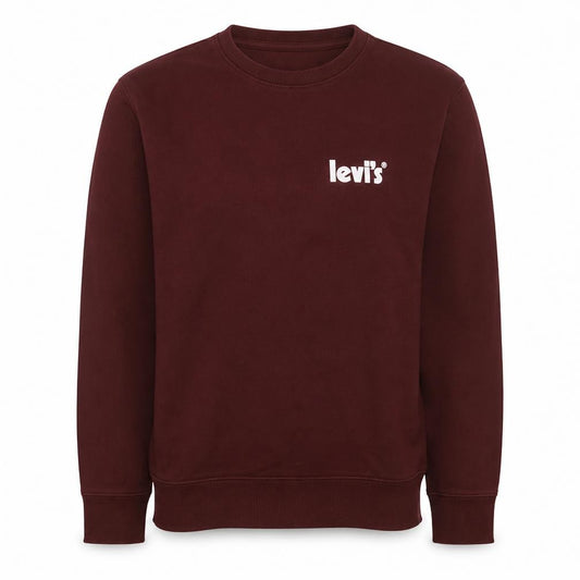 Levi's Women Burgundy Relaxed Fit Crew Neck Sweatshirt XS