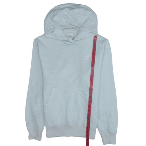 Nike Mens White XS Pullover Hoodie Fleece Sweatshirt