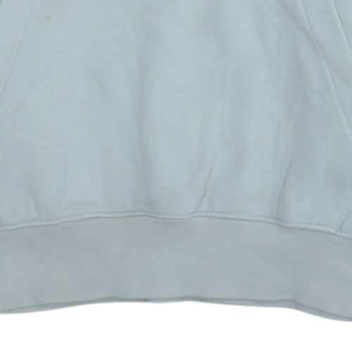 Nike Mens White XS Pullover Hoodie Fleece Sweatshirt