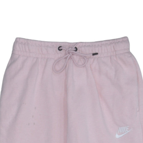 Nike Womens Pink XS Fleece Sweatpants Elastic Waist Joggers