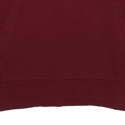 Under Armour Mens Red Pullover Hoodie Small Cotton Blend