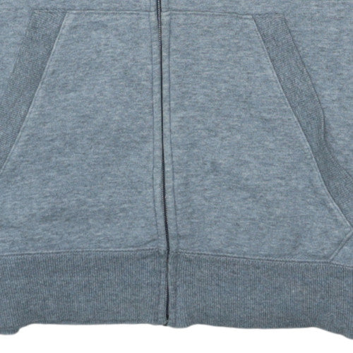 Puma Men's Grey Full Zip Hoodie Size L Regular Fit Sportswear