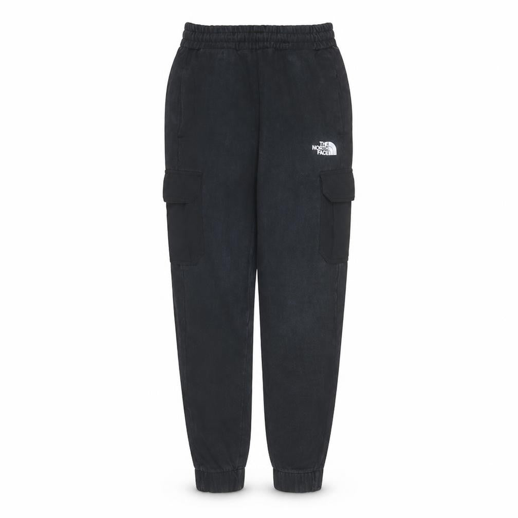 The North Face Women's Black Cargo Fleece Tapered Trousers Size S