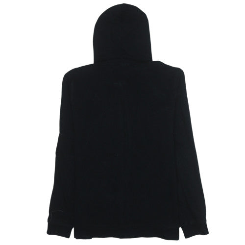 Le Coq Sportif Men's Black Full Zip Hoodie Size L Cotton Blend