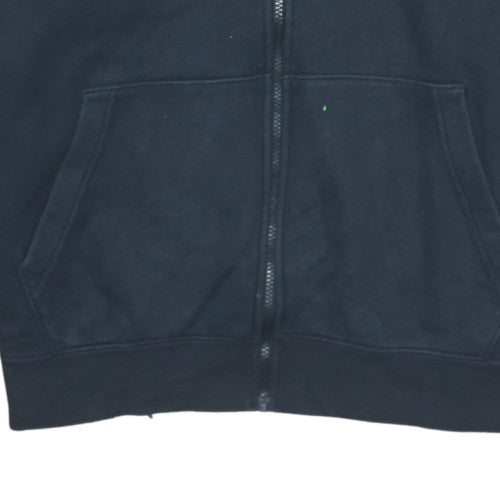 Nike Men's Black XL Full Zip Fleece Hoodie Sweatshirt