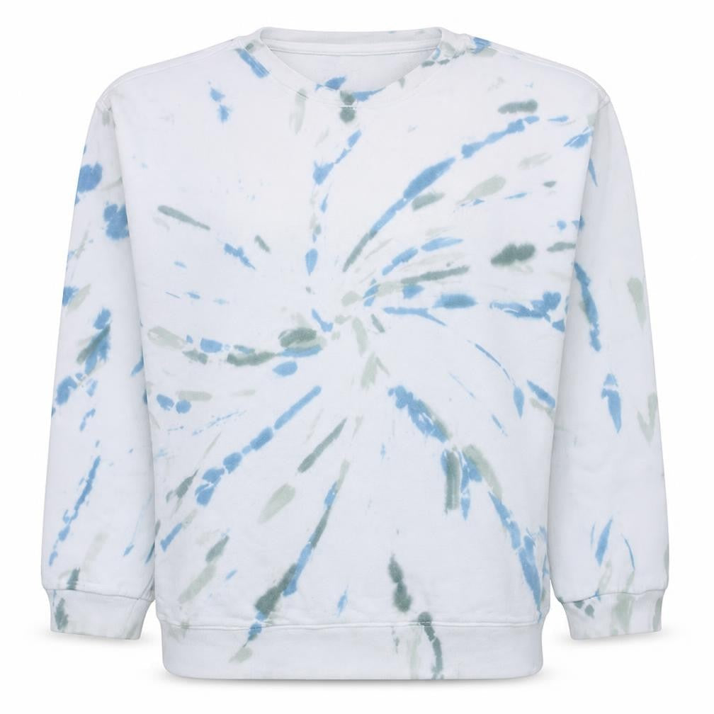 Levi's Women Blue Tie Dye Relaxed Sweatshirt Size S