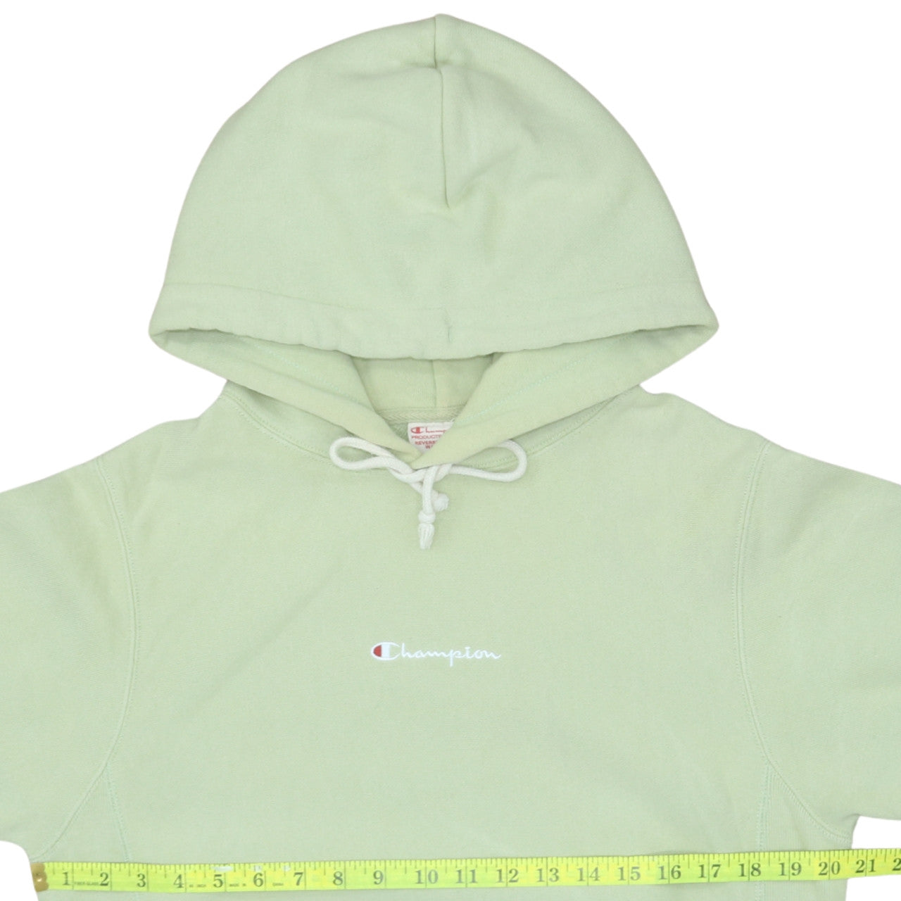 Champion Womens Green Reverse Weave Pullover Hoodie Medium