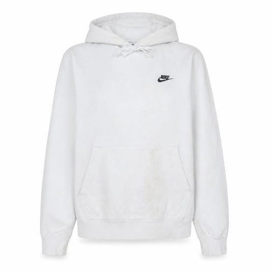 Nike Women's White Pullover Hoodie Small Logo Classic Fit