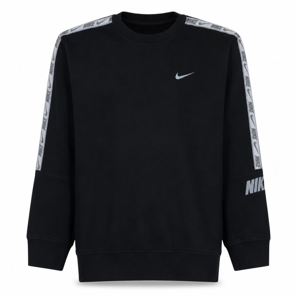 Nike Men's Black Sweatshirt M Pullover Crew Neck Logo Sportswear