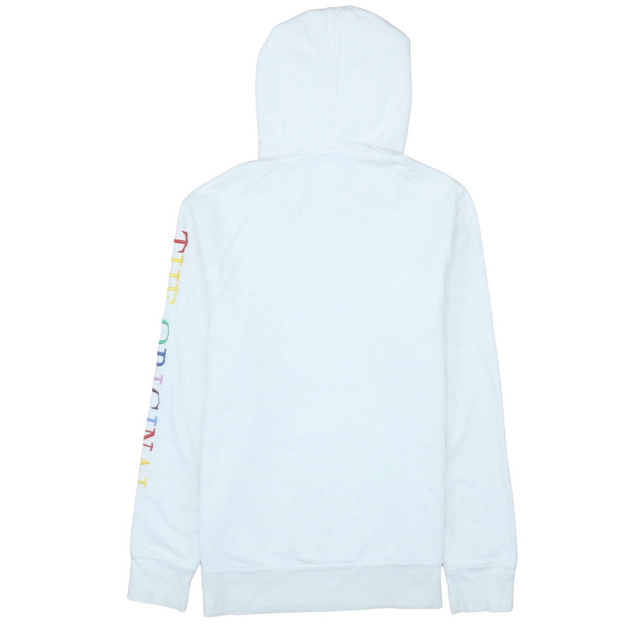 Levi's Women's White Pullover Hoodie Small Rainbow Logo