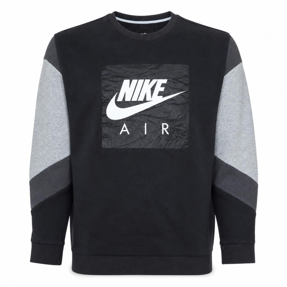 Nike Men’s Black XS Pullover Sweatshirt Crew Neck Logo Fleece