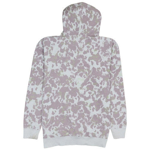 Gymshark Women's Pink Camo Pullover Hoodie Size L Cotton Blend