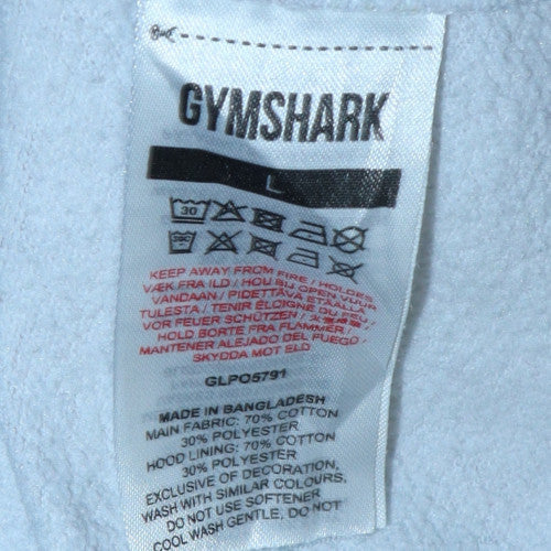 Gymshark Women's Pink Camo Pullover Hoodie Size L Cotton Blend