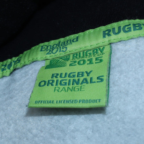 Rugby Originals Teens Grey Pullover Hoodie S Graphic Logo Fleece