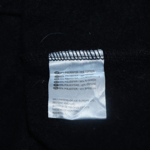 Dickies Men's Black Crew Neck Pullover Sweatshirt L Fleece Workwear