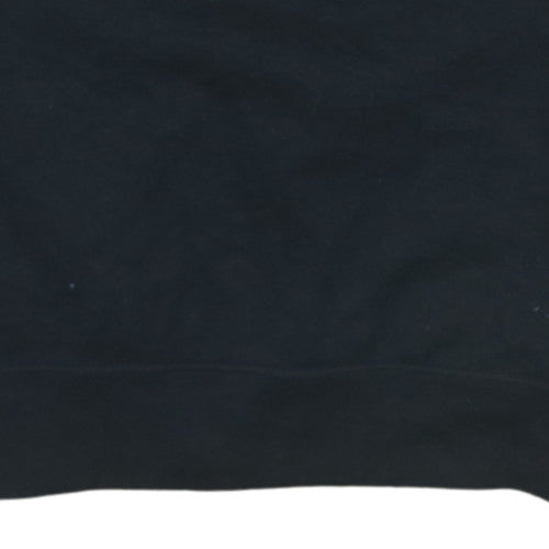 Dickies Men's Black Crew Neck Pullover Sweatshirt L Fleece Workwear