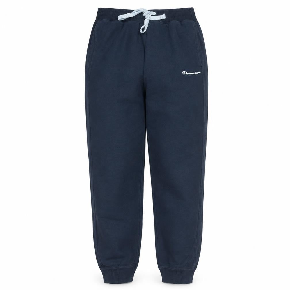 Champion Men's Navy Sweatpants Size S Cotton Blend Jogger Style